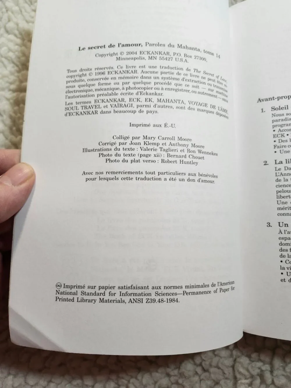 Harold Klemp Le Secret De L'Amour French Paperback Spirituality Eckankar Tome 14 - Picture 6 of 15